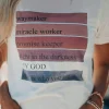 Online Dear-Lover God Waymaker Miracle Worker Promise Keeper Graphic Tee White