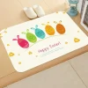 Discount Dear-Lover Happy Easter Day Entrance Mat White
