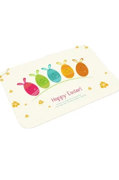 Discount Dear-Lover Happy Easter Day Entrance Mat White