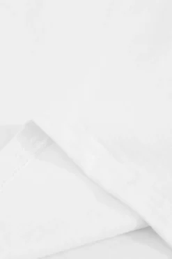 Fashion Dear-Lover Hollow Out Ruffle Sleeve T-shirt White