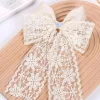 Online Dear-Lover Lace Bowknot Sweetheart Hair Clip White