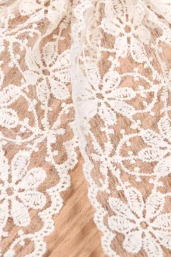 Online Dear-Lover Lace Bowknot Sweetheart Hair Clip White