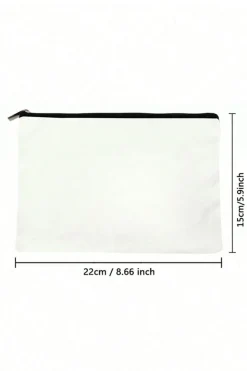 Fashion Dear-Lover Leopard Flower NANA Zipper Cosmetic Bag White