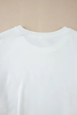 Fashion Dear-Lover MERRY Graphic Pullover Sweatshirt White