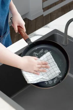 Sale Dear-Lover Multifunctional Cotton Kitchen Decor Dishes Towel White