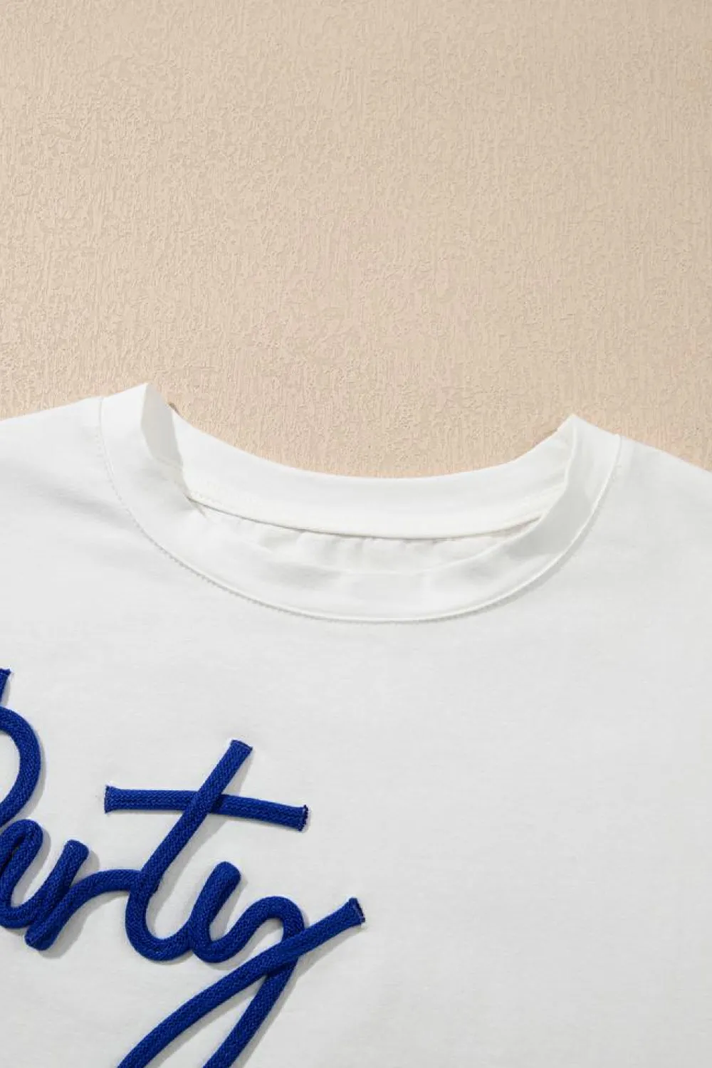 Outlet Dear-Lover Party in the USA Graphic T Shirt White