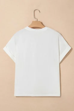 Outlet Dear-Lover Party in the USA Graphic T Shirt White