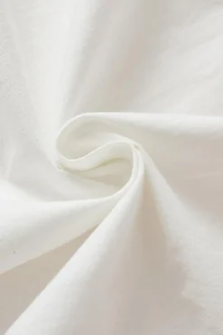 New Dear-Lover Solid Puff Short Sleeve Shirt White