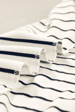 Outlet Dear-Lover Ribbed Knit Tank Mini Dress White Stripe