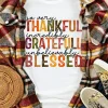 Hot Dear-Lover Thanksgiving Slogan Print Crew Neck T Shirt White