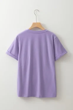 Outlet Dear-Lover Bunny Bible Verses Checkered Print Easter T Shirt Wisteria