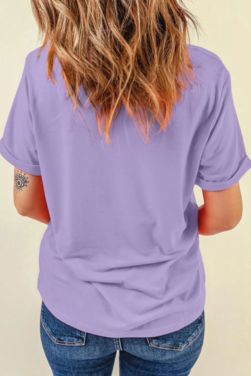 Best Dear-Lover Easter Shiny Bunny Graphic Crewneck T Shirt Wisteria