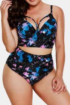 Discount Dear-Lover Wonderful Night Push Up High Waist Swimsuit As shown