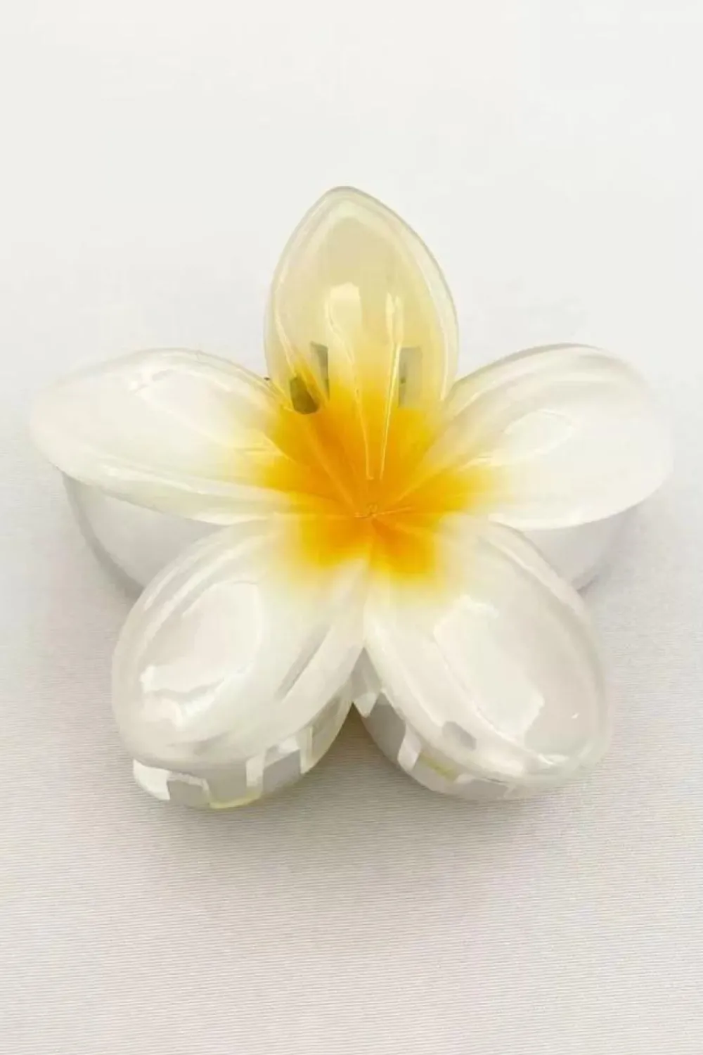 Outlet Dear-Lover Frangipani Shape Acrylic Hair Clip Yellow